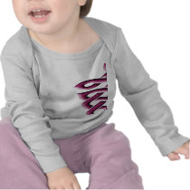 Celtic Knot Turtle (Purple) 2Sided Infant Lngslve Shirts