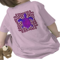 Celtic Knot Turtle (Purple) 2Sided Infant Shirts