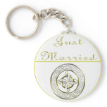 Celtic Knot Wedding Invitation Set keychains