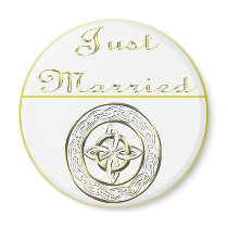 Celtic Knot Wedding Invitation Set magnets