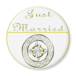 Celtic Knot Wedding Invitation Set magnets
