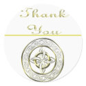 Celtic Knot Wedding Invitation Set stickers