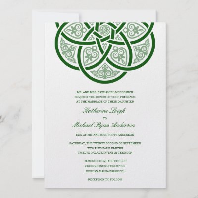 Celtic knot wedding invitations by weddingtraditions