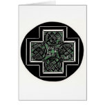 Celtic Knot with Dragons Greeting Cards