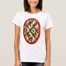 CELTIC KNOT WORK 1 OVAL t-shirts