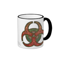 Celtic Knotwork Biohazard Mug mugs