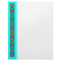 Celtic Knotwork Border 4M56 w/ Lt Blue Bg Letterhead