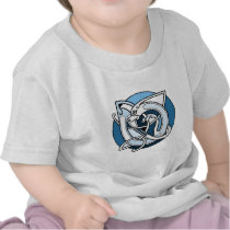 Celtic Knotwork Design - Blue Dog Tshirts