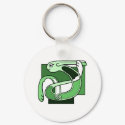 Celtic Knotwork Design - Green Rabbit keychains