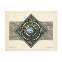Celtic Knotwork Design Postcard