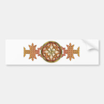 Celtic Knotwork Enamel Bumper Sticker