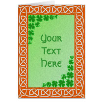 Celtic Knotwork Greeting Card Template cards