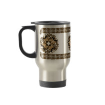 Celtic Knotwork Mugs, Cat Design #2 by Beltain Celtic Knotwork Mugs, Cat Design #2