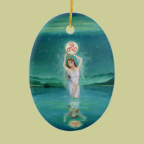 "Celtic Lady of the Lake" Ornament-Goddess ornaments