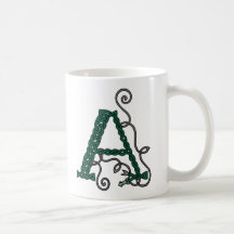 Celtic Letter A mug