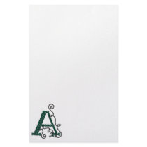 Celtic Letter A stationery