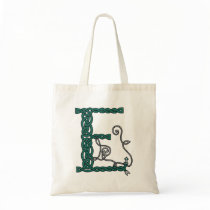 Celtic Letter E bag