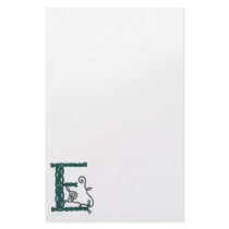 Celtic Letter E stationery by haidabeaver Celtic Letter E stationery
