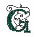 Celtic Letter G print by haidabeaver Celtic Letter G print