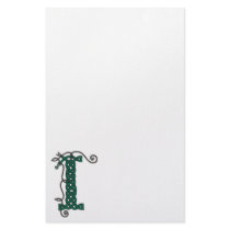 Celtic Letter I stationery by haidabeaver Celtic Letter I stationery