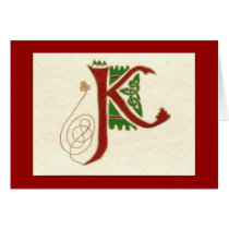 CELTIC LETTER K cards by kates_kards CELTIC LETTER K cards