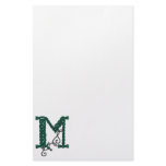 Celtic Letter M stationery