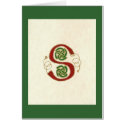 CELTIC LETTER S cards