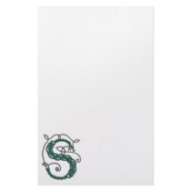 Celtic Letter S stationery