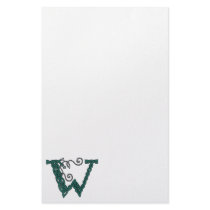 Celtic Letter W stationery by haidabeaver Celtic Letter W stationery