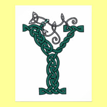 Celtic Letter Y print