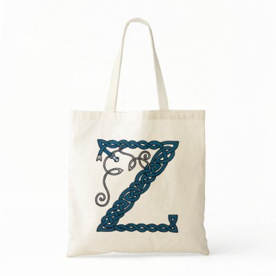 Celtic Letter Z bag by haidabeaver
