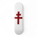 Celtic Lorraine Cross skateboard by haidabeaver Celtic Lorraine Cross skateboard