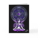 Celtic Lotus Meditation Fairy Card