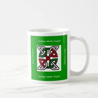 Celtic Merry Christmas Mug