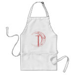 Celtic Moon and Sword (Red) aprons