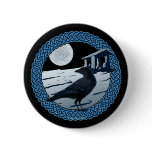 Celtic Moon, Raven and Dolman Pins and Buttons