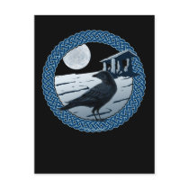 Celtic Moon, Raven and Dolman Postcards postcards