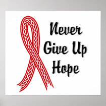 Celtic Never Give Up Hope AIDS Print