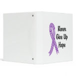 Celtic Never Give Up Hope Anorexia 3 Ring Binder