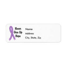 Celtic Never Give Up Hope Epilepsy Custom Return Address Label