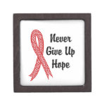 Celtic Never Give Up Hope Heart Disease Premium Jewelry Boxes