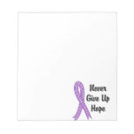 Celtic Never Give Up Hope Lupus Scratch Pad