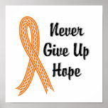 Celtic Never Give Up Hope Multiple Sclerosis Print