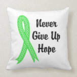 Celtic Never Give Up Hope Muscular Dystrophy Throw Pillows