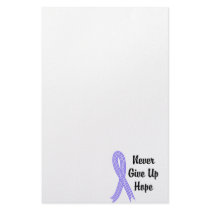 Celtic Never Give Up Hope Stomach Cancer Customized Stationery