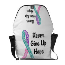 Celtic Never Give Up Hope Thyroid Cancer Commuter Bags