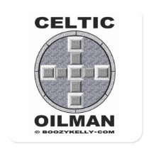 Celtic Oilman,Oil Patch Sticker