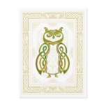 Celtic Owl Postcard