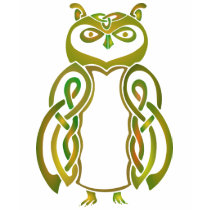 Celtic Owl t-shirts