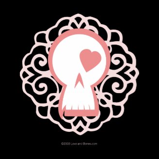 Celtic Pattern Skull in Pink